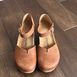 Birkenstock Papillio Mary Wedge Sandals - Leather EUC